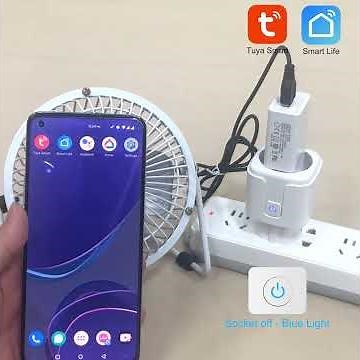 [TuyaSmart IoT] KERUI Wi-Fi smart socket | Compatible with Google home and Amazon Alexa