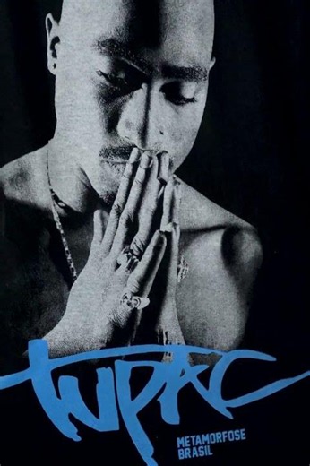 Camiseta Oversized Heavy 2PAC Preta - Metamorfose Brasil