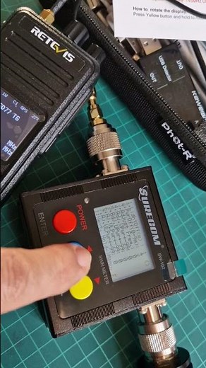 SURECOM SW-102 SWR & POWER METER TEST