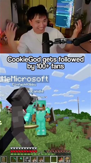 aCookieGod Gets followed by 100+ fans