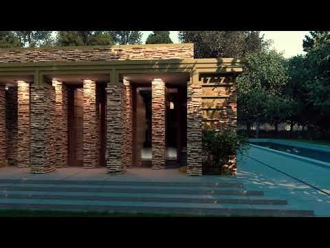 Frank Lloyd Wright - Unity Temple - Taliesin Valley (Unbuilt)