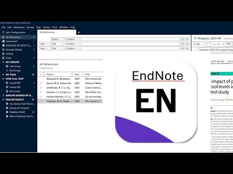 EndNote Literaturverzeichnis - Eine Einführung und Anleitung für Anfänger