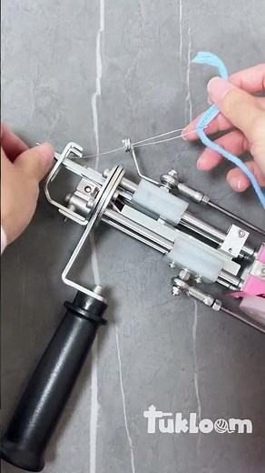 Carpet tufting gun prep — ready to tuft! #carpettuftinggun #tuftinggunkit #tuftinggun