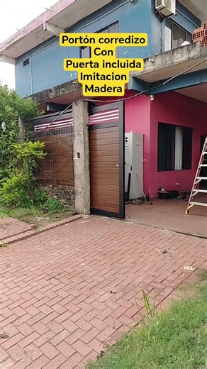 proceso de instalación de portón corredizo
