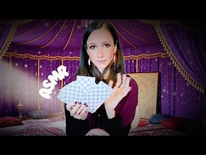 ASMR Fortune Teller Roleplay | Soft Spoken Mystical Tarot & Crystal Ball Reading