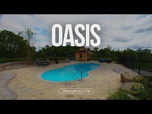 Transform Your Backyard with The Oasis: A Stunning Free-Form Fiberglass Pool!
