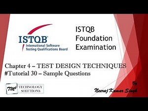 ISTQB Foundation Level Certification 2011 | Chapter 4 - Sample Questions