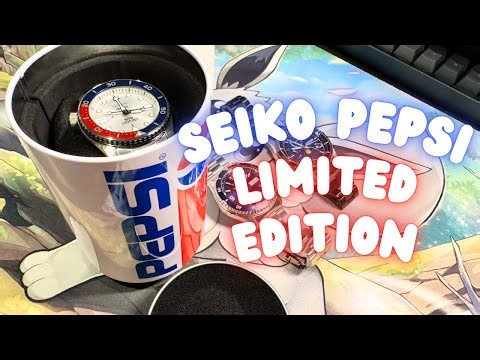 Seiko 5 Sports x Pepsi Limited Edition watch #seiko #pepsi #wristwatch