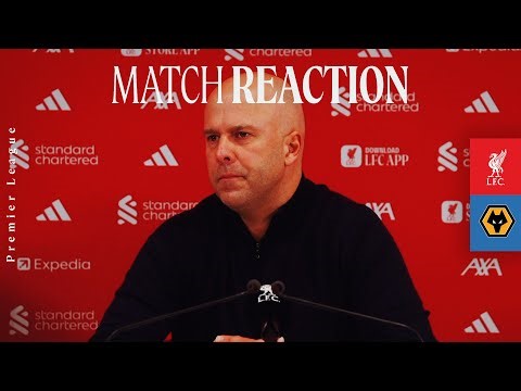 'I saw a team fighting for the win!' | Arne Slot Reacts to Liverpool 2-1 Wolves | Premier League