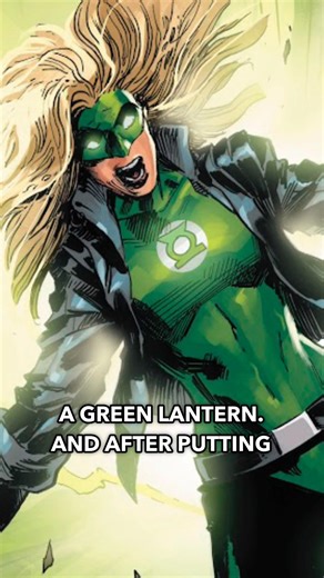 Black Canary Becomes A Green Lantern #dc #dccomics #shorts #greenlantern #blackcanary #dceased