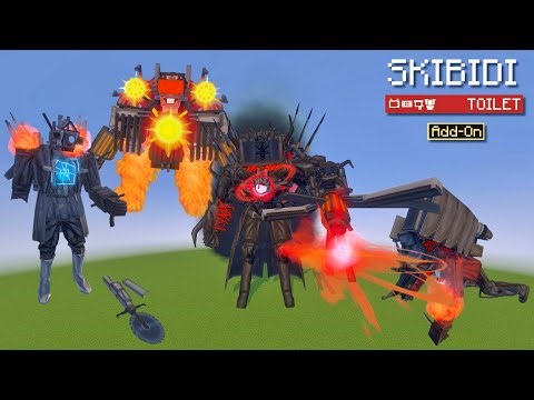 ADDON SKIBIDI TOILET V27 UPDATE Di Minecraft PE !!