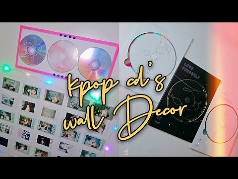 How to display your Kpop album cd's? | DIY WALL DECOR