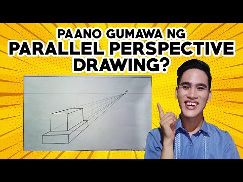 [TAGALOG] PARALLEL PERSPECTIVE DRAWING TUTORIAL | How to Make One-Point Perspective Drawing
