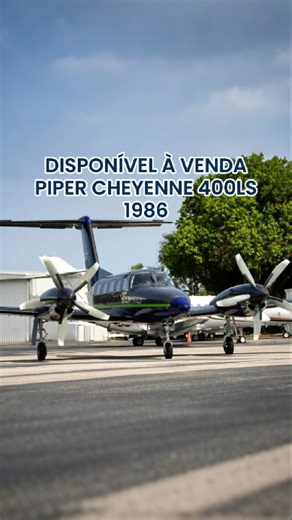 À VENDA | PIPER CHEYENNE 400LS | ANO: 1986 | FINANCIAMENTO DISPONÍVEL