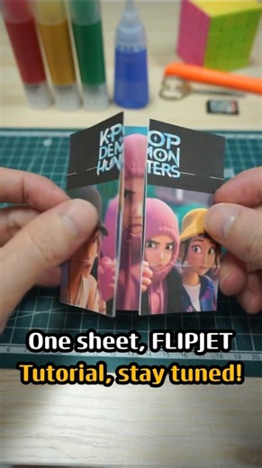 K-POP Demon Hunters HUNTR/X Watching SodaPop Debut | Infinity Flip Card ✨