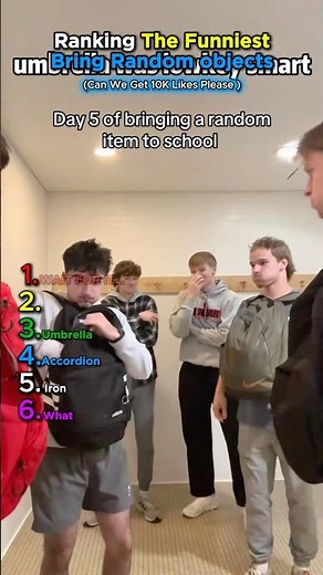 Ranking the funniest bring random objects to school moments 😂