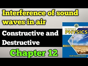 Interference of sound waves in air chapter 12 acoustics class 11 new physics book | constructive