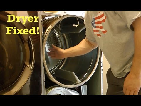 Kenmore Elite Dryer drum wheel repair replace
