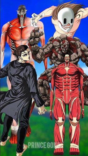 Eren Colossal Titan 🔥 Vs Marcel Jaw Titan, Old Armored Titan & Bertholdt | Ultimate AOT Battle |#aot