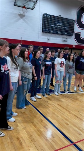 PSHS Choir, under the direction of Jennifer Ratliff, performing at the LSIC presentation. | Parkersburg South Patriots