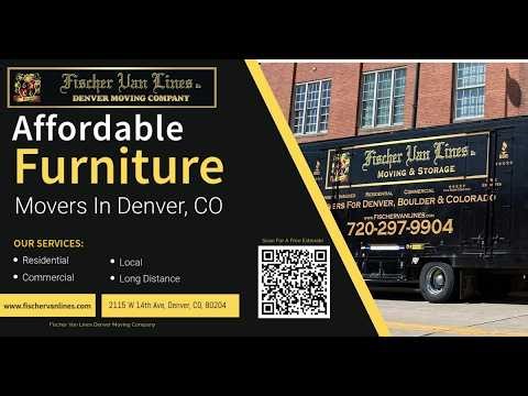 Affordable Furniture Movers in Denver, CO | Fischer Van Lines Denver Moving Company