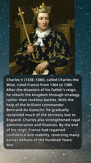 Charles V – The Wise King Who Turned the Tide of the Hundred Years’ War #history #kings #shorts