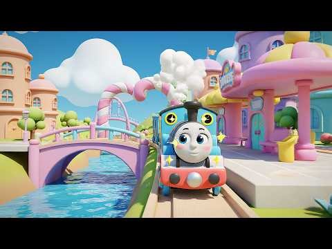 El Pequeño Tren Rueda Tut Tut Tut | Canciones de Trenes y Transportes para Niños