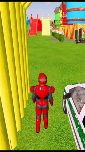 Epic Police & Ambulance Garage Adventure! 🚓🚑💥🌈 #games #jcb #gaming #gta #funny #gameplay #roblox