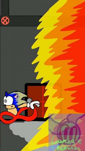 Sonic Running For His Life Meme #shorts