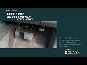 OC Cars - Left Foot Accelerator (Twin-flip accelerator) Mobility Adaptations