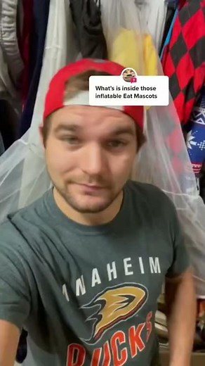 What is it like inside the inflatable mascots that eat people?