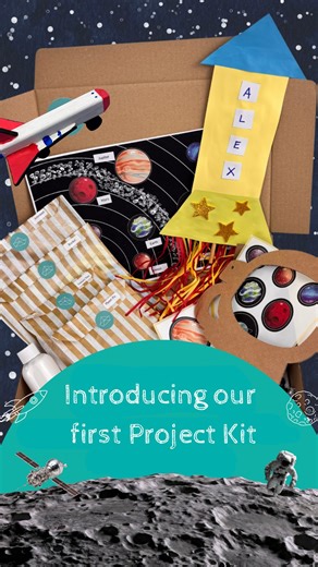 My Mini Maker | Kids Craft Kits on Instagram: "It’s finally launching our Mini Maker Project Kit 🚀 perfect for kids age 7 to 9 who are looking to develop their problem-solving skills and creative independence. Our first Project Kit replaces the sensory activity with children to build their own space shuttle 🚀 — combining creativity, construction and imagination in a way that grows with them. 💬 We’d love to know what you think, comment PROJECT below to get more details about our latest product