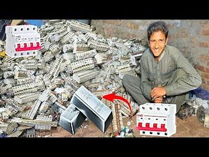Unbelievable Method! Extraction of Pure Silver From 800Amp Wasted Circuit Breakers