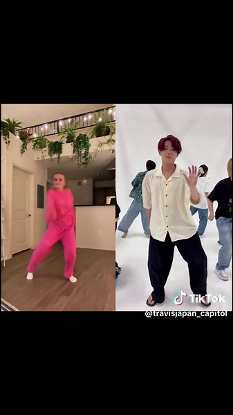 Travis Japan Candy Kiss Challenge on TikTok
