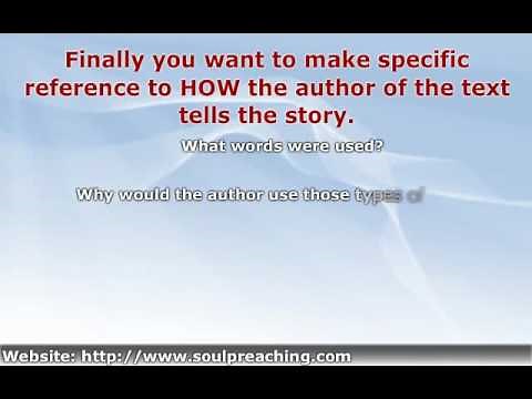 How to Exegete the Text For Preaching