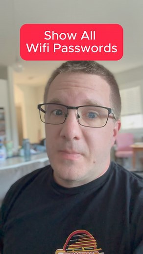 10K views · 124 reactions | Show all wifi passwords in Windows #windows #techtip | Chad Ryan | Facebook