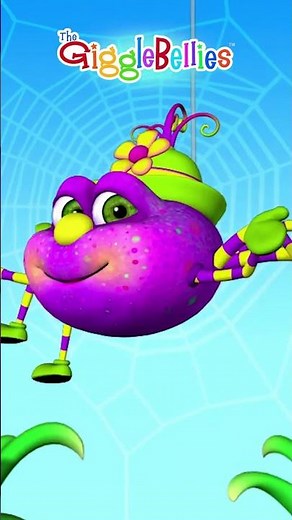 Itsy Bitsy Spider ☔️ #GiggleBellies #shorts