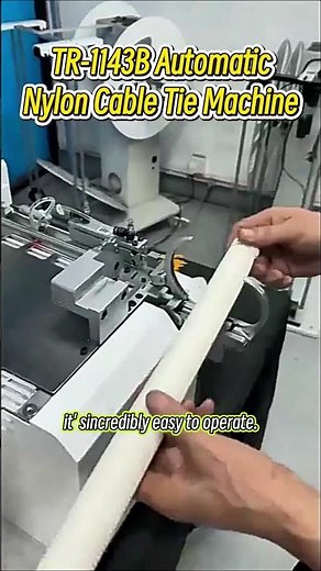 How It Works: Inside Look at an Auto-Feed Cable Tie Machine with PLC