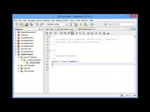 Java SQLite Netbeans tutorials- Database Connection PART-01