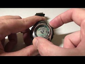 Casio Hunt Time Pathfinder PAS410B | Set Home Site Data
