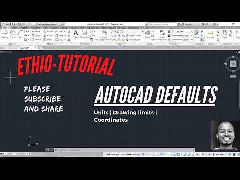 AutoCAD Tutorial in Amharic | How to set units and Drawing area limits #03