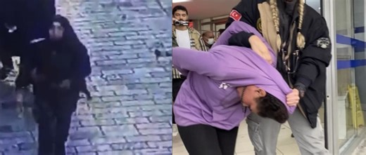 Who Is Ahlam Albashir? Dramatic Moment Female Bomber Is Arrested by Turkish Police After She Is Seen Fleeing Scene Following Explosion That Killed Six [WATCH]