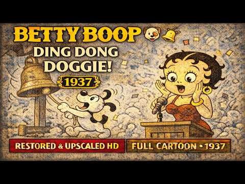 Betty Boop 🐶🔔 | Ding Dong Doggie (1937) | Restored & Upscaled HD | Full Cartoon