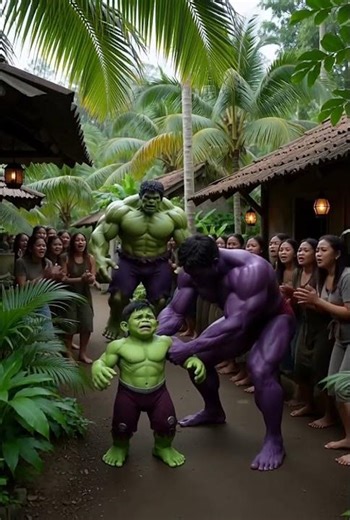 Hulk vs Purple Giant: The Ultimate Battle! 😱🔥 #Hulk #Marvel