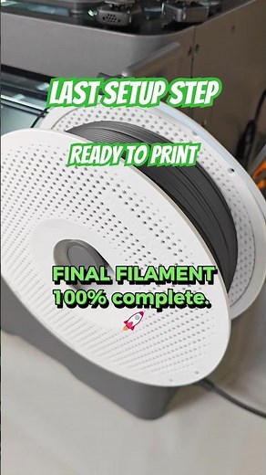 Loading the Final External Filament into the Bambu Lab X2D | ASMR #asmr #3dprinting #setup