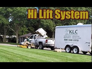 Walker Mower Mowing Lawns with Hi-Lift System by All Seasons Catcher System