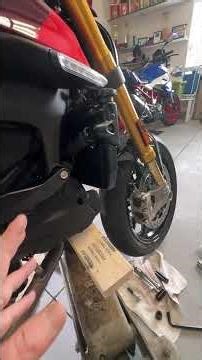 Frame Sliders Installed on Ducati Monster SP #ducatimonster #ducati #ducati sp