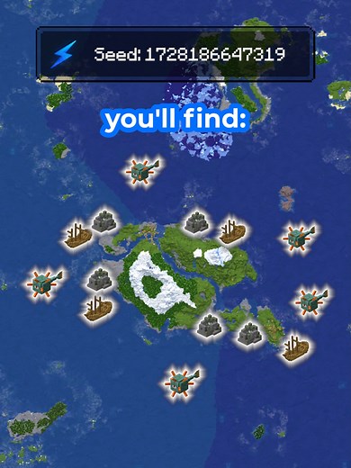 Use this Minecraft seed for your next two week Minecraft phase! 🌱Seed: 1728186647319 🧭Coordinates: -North Village: (704 ~ -288) - South Village: (1456 ~ 320) -Ruined Portal: (992 ~ 288) -Shipwrecks: (400 ~ 224) (224 ~ -256) (1264 ~ -208) -Ruins: (1280 ~ 368) (1072 ~ 336) (448 ~ 144) (1072 ~ -288) ( more) -Ocean monuments: (880 ~ 672) (624 ~ -672) -Mineshafts (See in video) -Ancient City: (784 ~ 48) -Trial Chambers: (1104 ~ 160) (736 ~ 304) -Stronghold: (2196 ~ 548) Use this for your next 2 wee