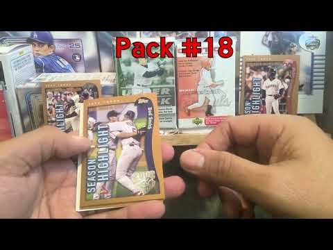 Opening 4 Packs from the Vintage Championship Collection Baseball Box