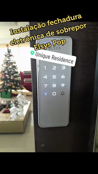 Instalação de fechadura eletrônica de sobrepor da marca Elsys, modelo Pop, realizada no condomínio Unique Residence, no bairro do Tirol em Natal. Conte conosco pela instalação da sua fechadura eletrônica. #fechaduraeletronica #instalaçãoprofissional #tecnicofechadurasnatal #fechaduradigital #instaladorcertificado #tecnicofechadurabiometrica #tecnicofechaduraeletronica #fechadurasdesegurança #instaladorfechaduradigital #fechaduracomsenha #fechaduraelsys